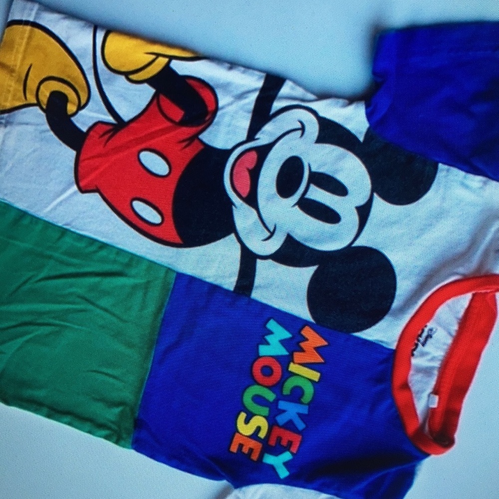 Listing thought closer fade black Mickey part kid’s blouse